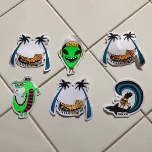 6 Jolyn stickers, perfect condition